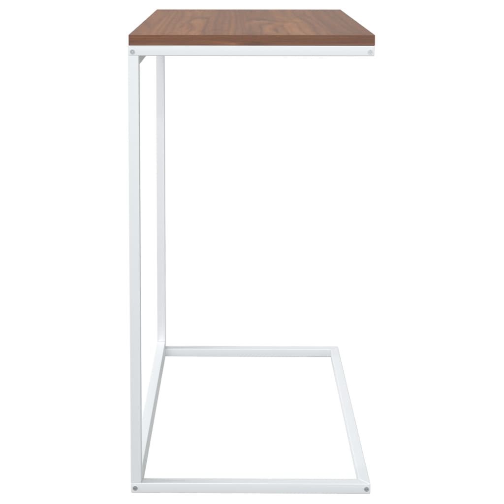 vidaXL Side Table White 21.7"x13.8"x26" Engineered Wood-2