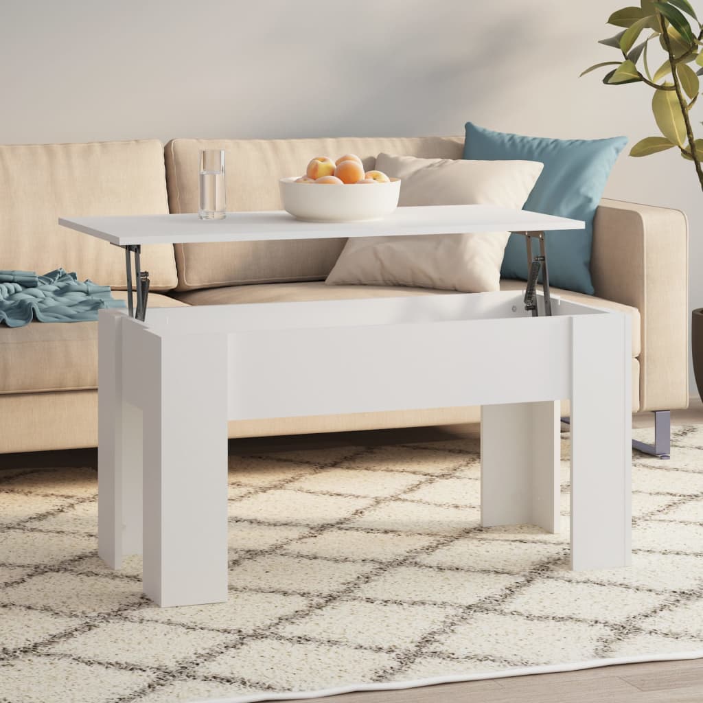 vidaXL Coffee Table Lift Top End Table Accent Side Sofa Table Engineered Wood-0