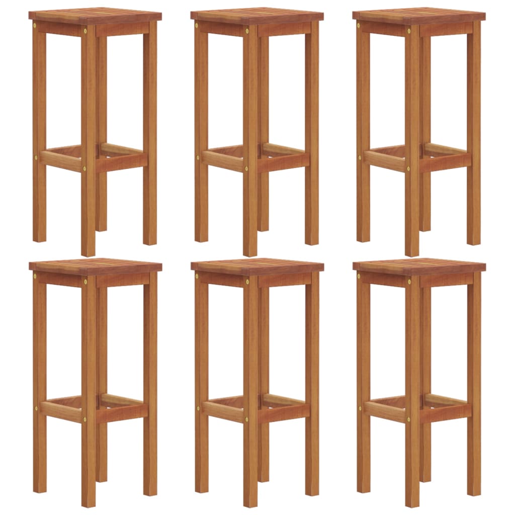vidaXL Bar Stool Bar Seat Counter Height Stool for Pub Kitchen Solid Wood-1