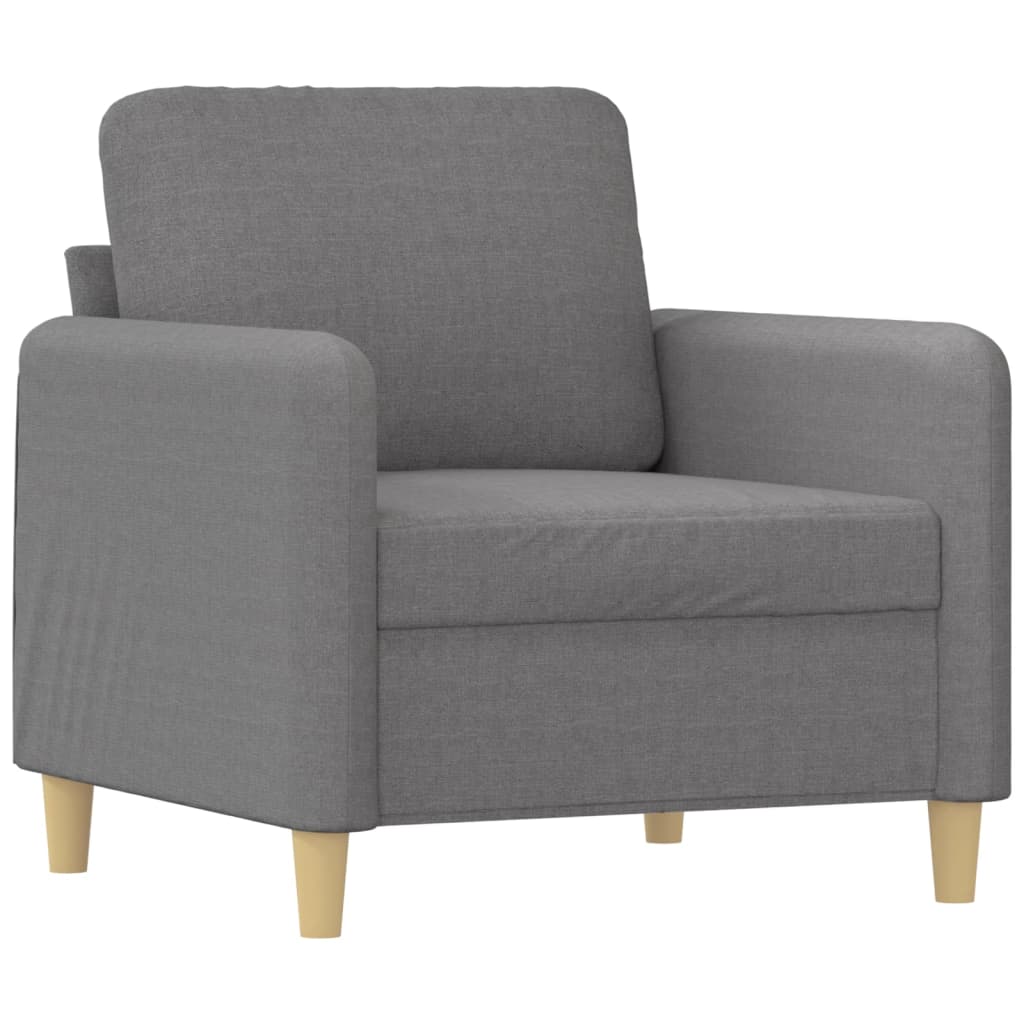 vidaXL Sofa Chair Living Room Accent Upholstered Chair with Armrest Fabric-0