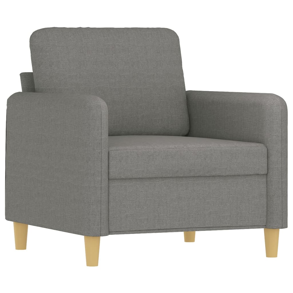 vidaXL Sofa Chair Living Room Accent Upholstered Chair with Armrest Fabric-16