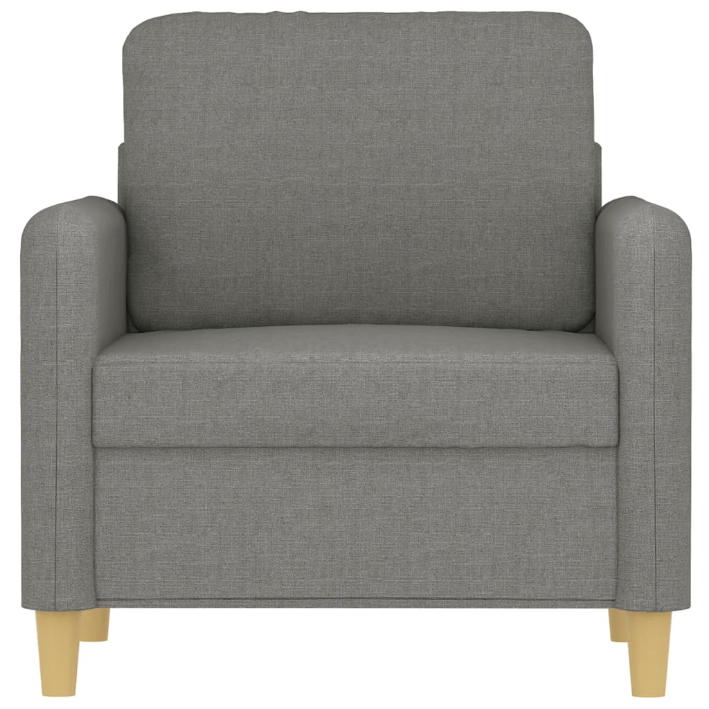 vidaXL Sofa Chair Living Room Accent Upholstered Chair with Armrest Fabric-1