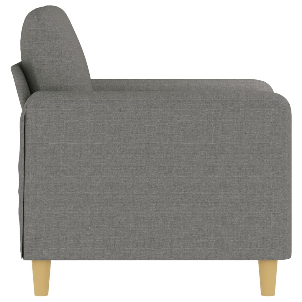 vidaXL Sofa Chair Living Room Accent Upholstered Chair with Armrest Fabric-9
