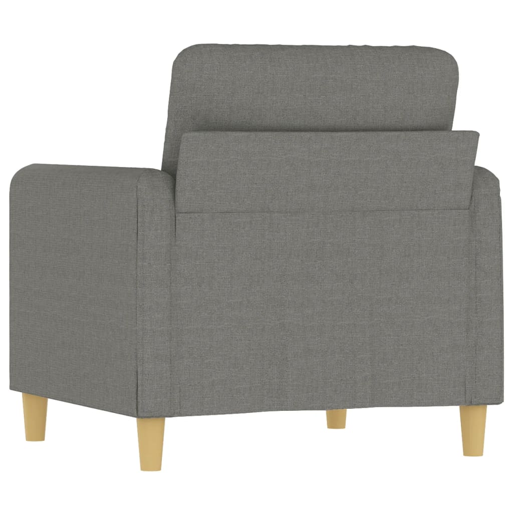 vidaXL Sofa Chair Living Room Accent Upholstered Chair with Armrest Fabric-17