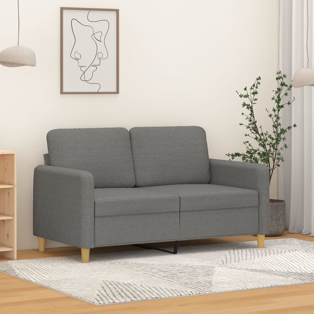 vidaXL Sofa Chair Living Room Accent Upholstered Chair with Armrest Fabric-38