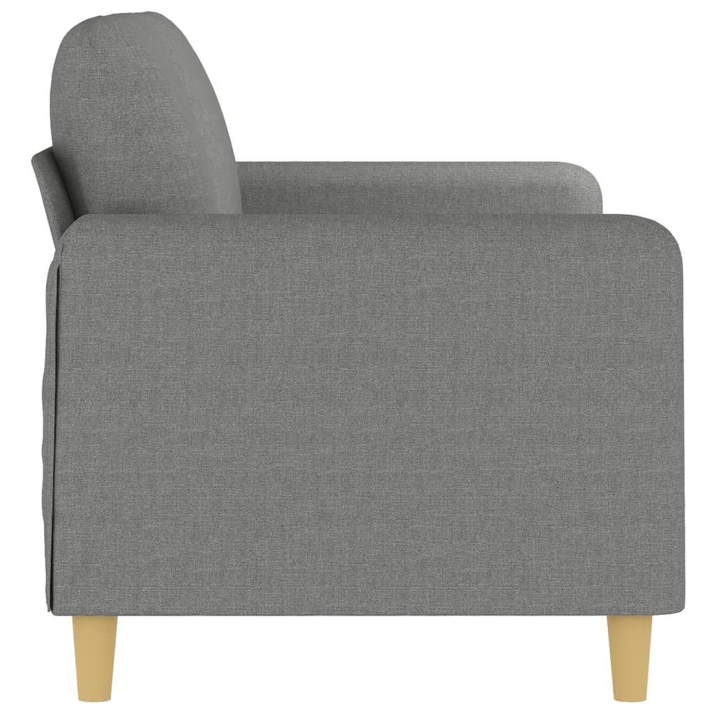 vidaXL Sofa Chair Living Room Accent Upholstered Chair with Armrest Fabric-23
