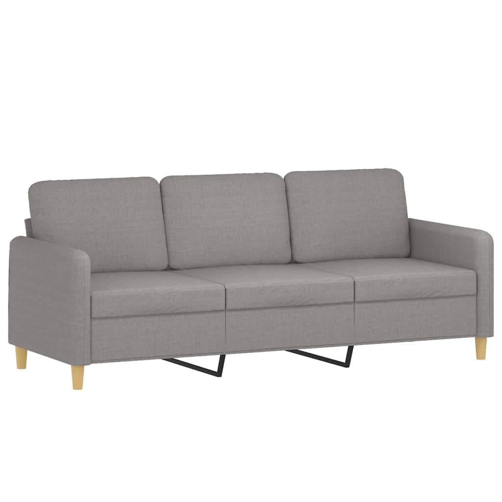 vidaXL Sofa Chair Living Room Accent Upholstered Chair with Armrest Fabric-3
