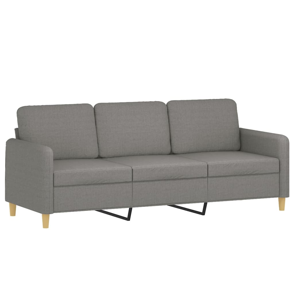 vidaXL Sofa Chair Living Room Accent Upholstered Chair with Armrest Fabric-19