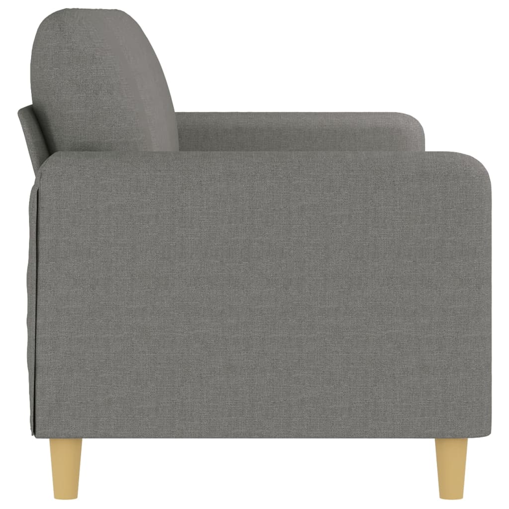 vidaXL Sofa Chair Living Room Accent Upholstered Chair with Armrest Fabric-46