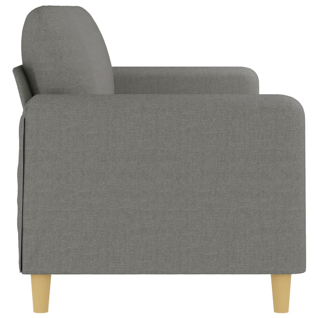 vidaXL Sofa Chair Living Room Accent Upholstered Chair with Armrest Fabric-42