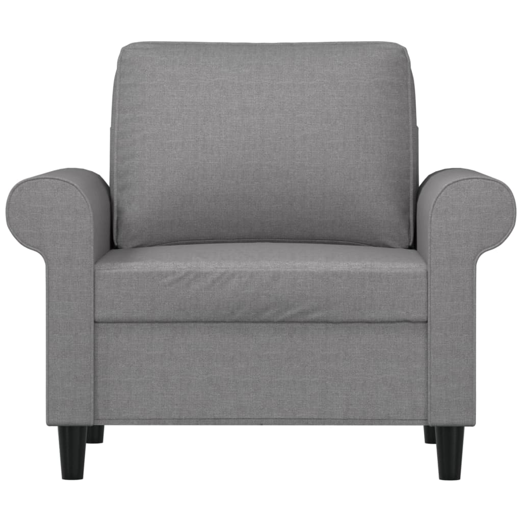 vidaXL Sofa Chair Living Room Accent Upholstered Chair with Armrest Fabric-62