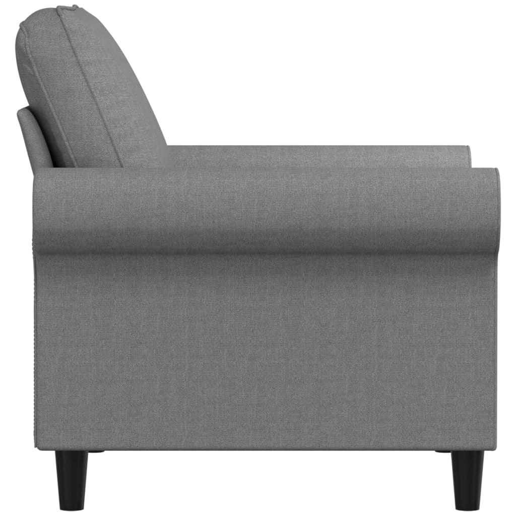 vidaXL Sofa Chair Living Room Accent Upholstered Chair with Armrest Fabric-4