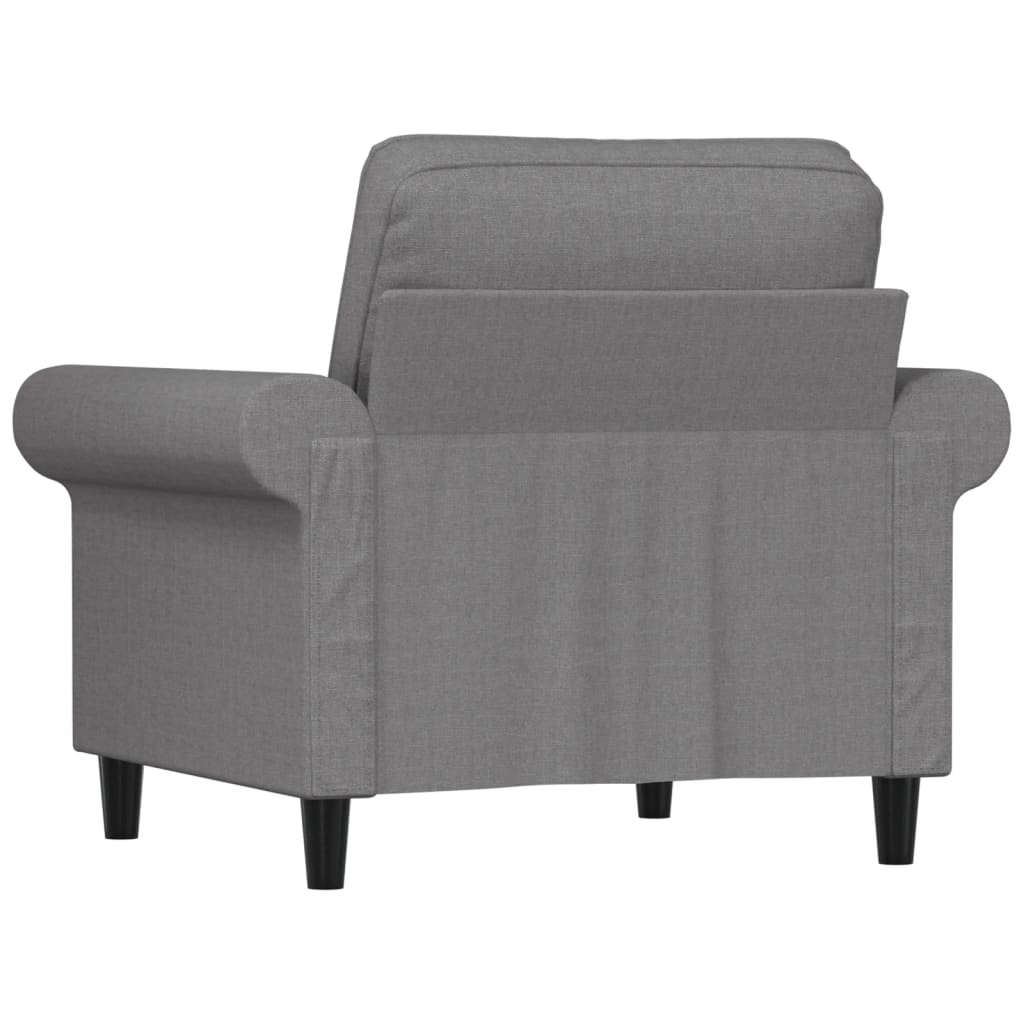 vidaXL Sofa Chair Living Room Accent Upholstered Chair with Armrest Fabric-11