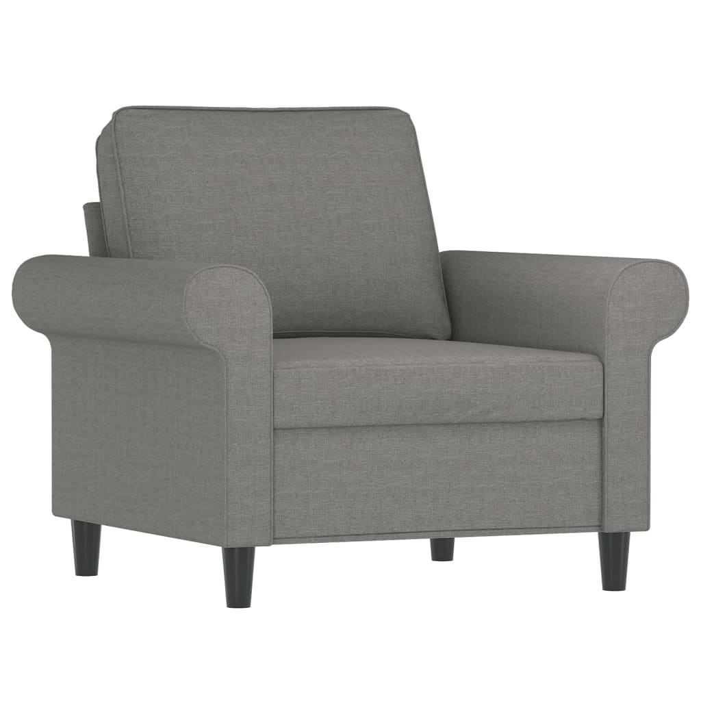 vidaXL Sofa Chair Living Room Accent Upholstered Chair with Armrest Fabric-1