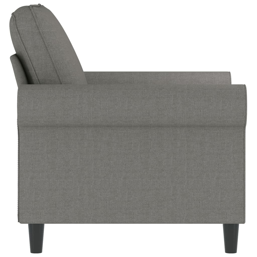 vidaXL Sofa Chair Living Room Accent Upholstered Chair with Armrest Fabric-61