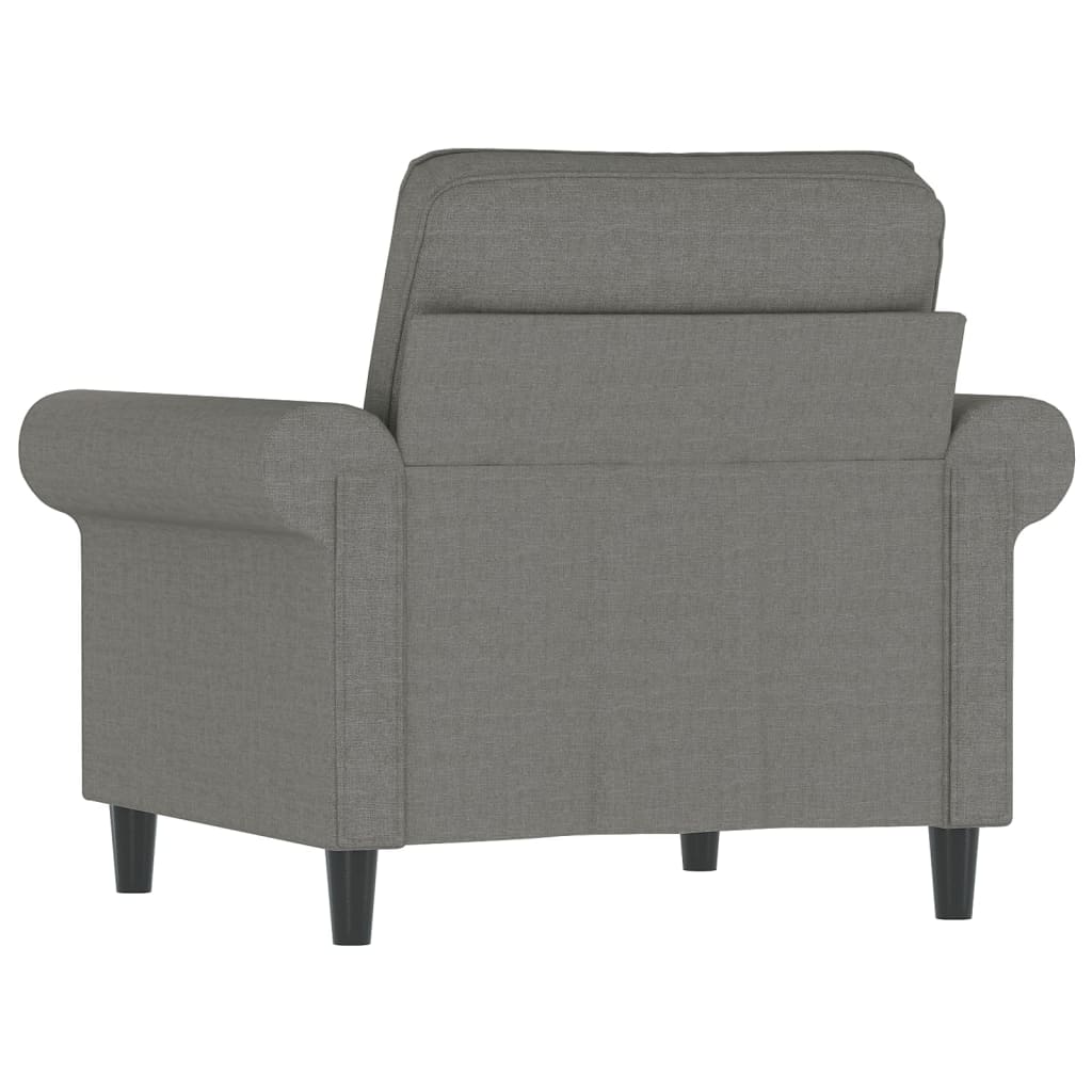 vidaXL Sofa Chair Living Room Accent Upholstered Chair with Armrest Fabric-67