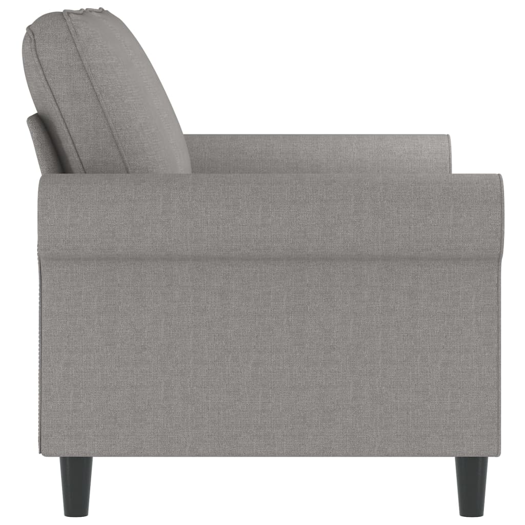 vidaXL Sofa Chair Living Room Accent Upholstered Chair with Armrest Fabric-6