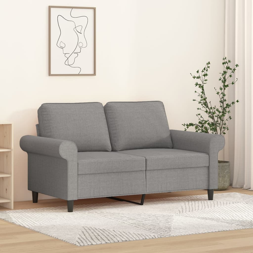 vidaXL Sofa Chair Living Room Accent Upholstered Chair with Armrest Fabric-36