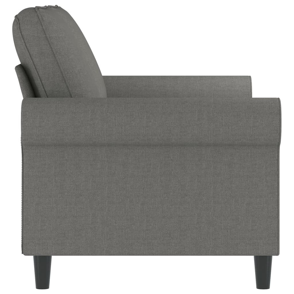 vidaXL Sofa Chair Living Room Accent Upholstered Chair with Armrest Fabric-19