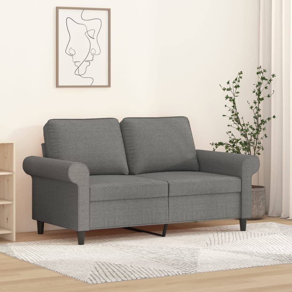vidaXL Sofa Chair Living Room Accent Upholstered Chair with Armrest Fabric-22