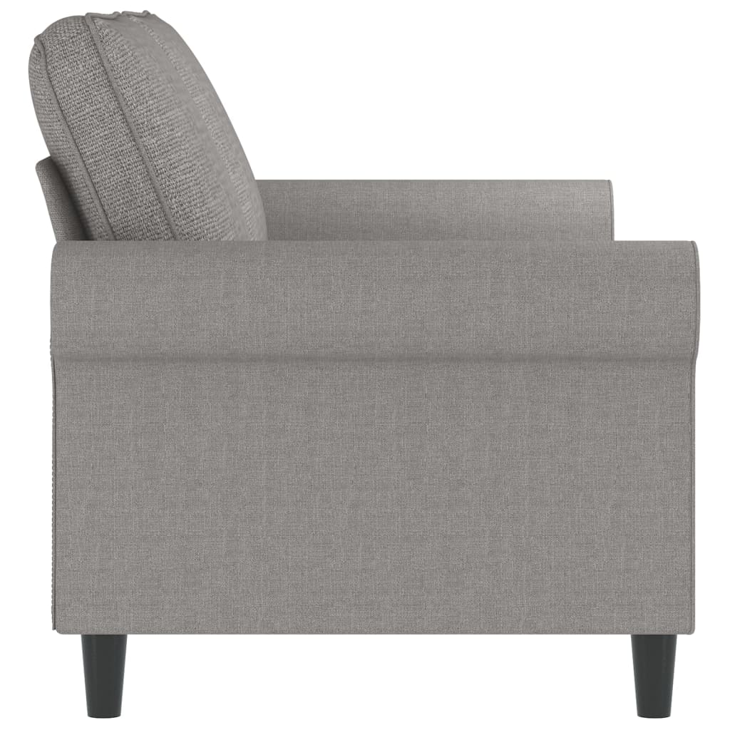 vidaXL Sofa Chair Living Room Accent Upholstered Chair with Armrest Fabric-39