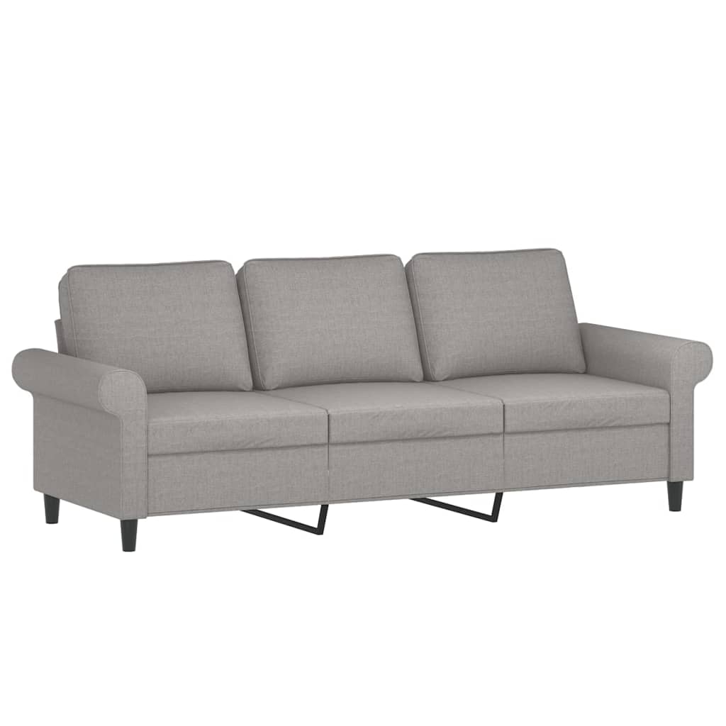 vidaXL Sofa Chair Living Room Accent Upholstered Chair with Armrest Fabric-43