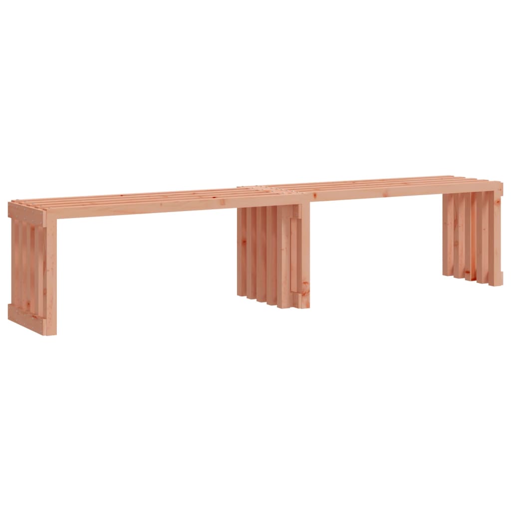 vidaXL Patio Bench Extendable Garden Bench Outdoor Seating Solid Wood Pine-2