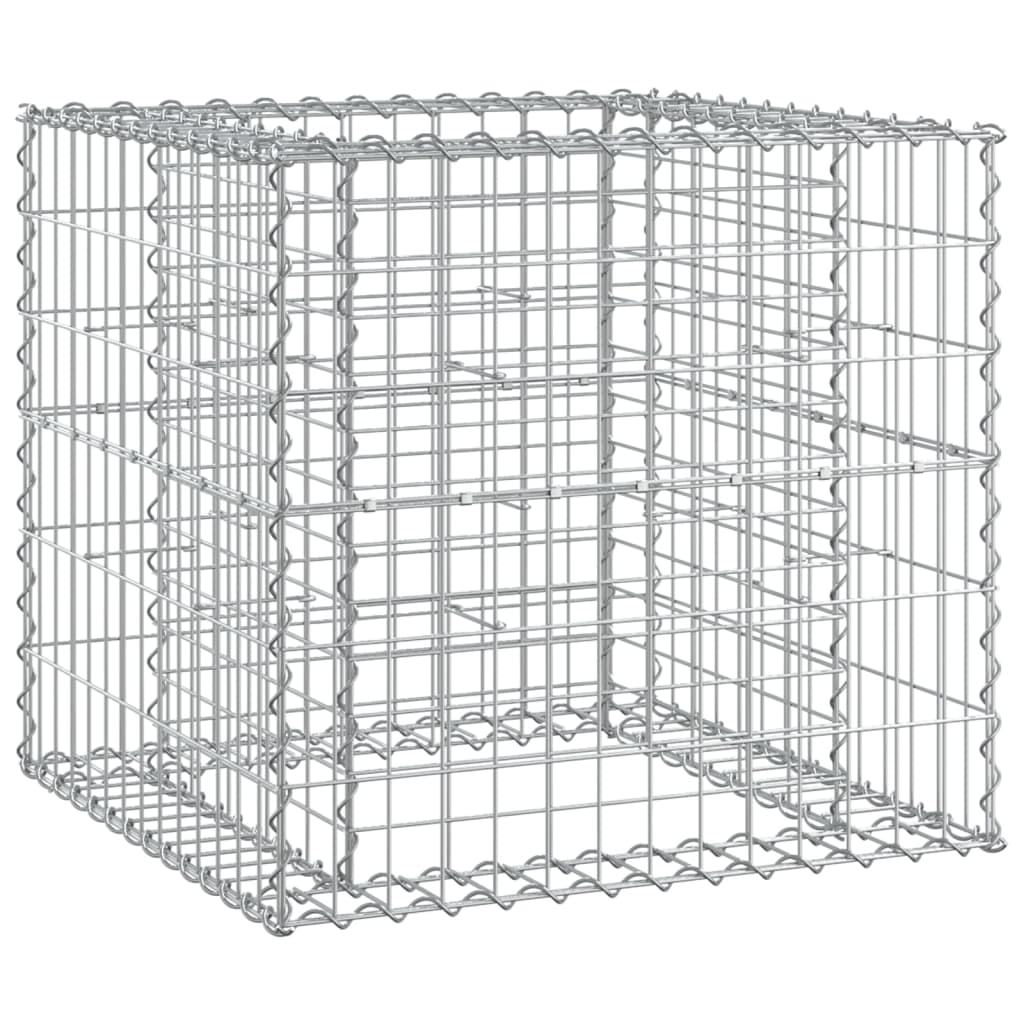 vidaXL Patio Bench with Gabion Basket Park Garden Outdoor Seating Solid Wood-8