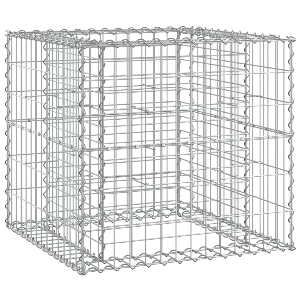vidaXL Patio Bench with Gabion Basket Park Garden Outdoor Seating Solid Wood-13
