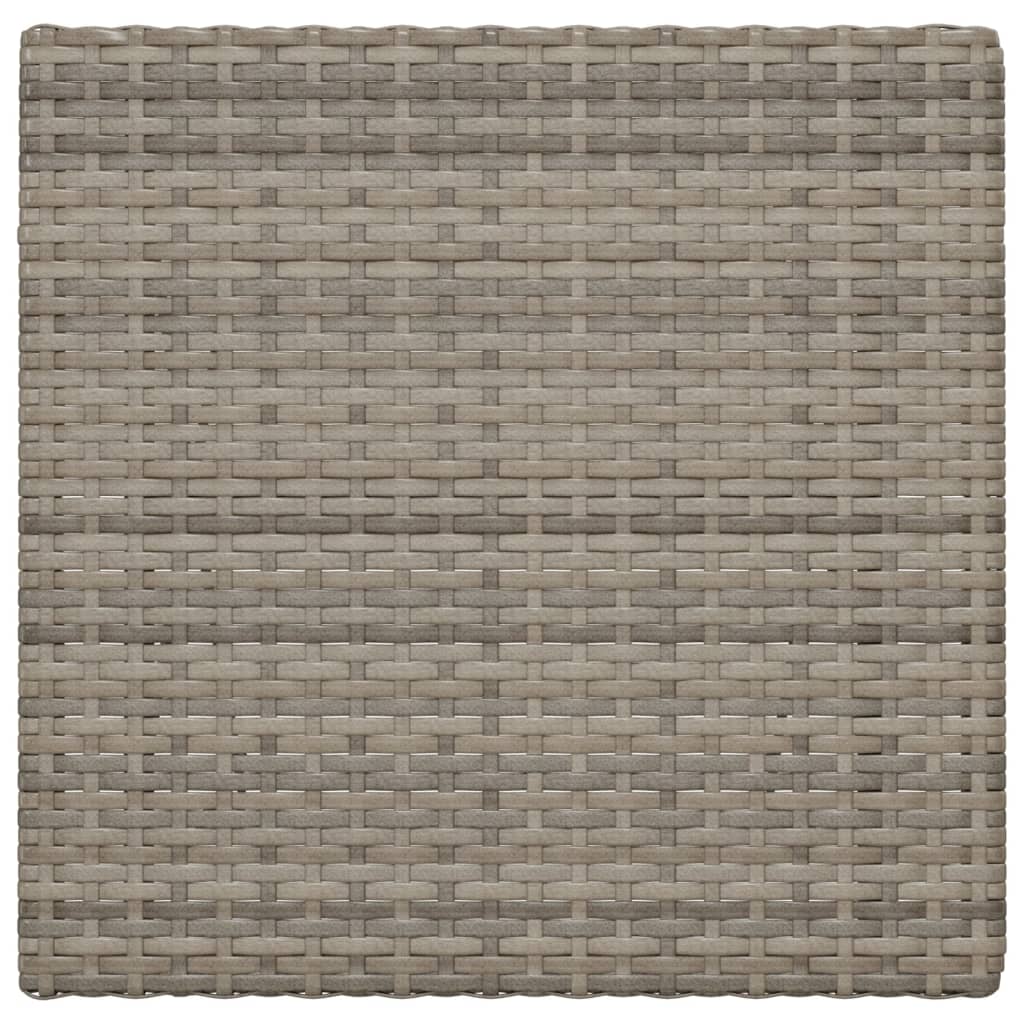 vidaXL Dining Table Outdoor Garden Furniture Folding Bistro Table Poly Rattan-2