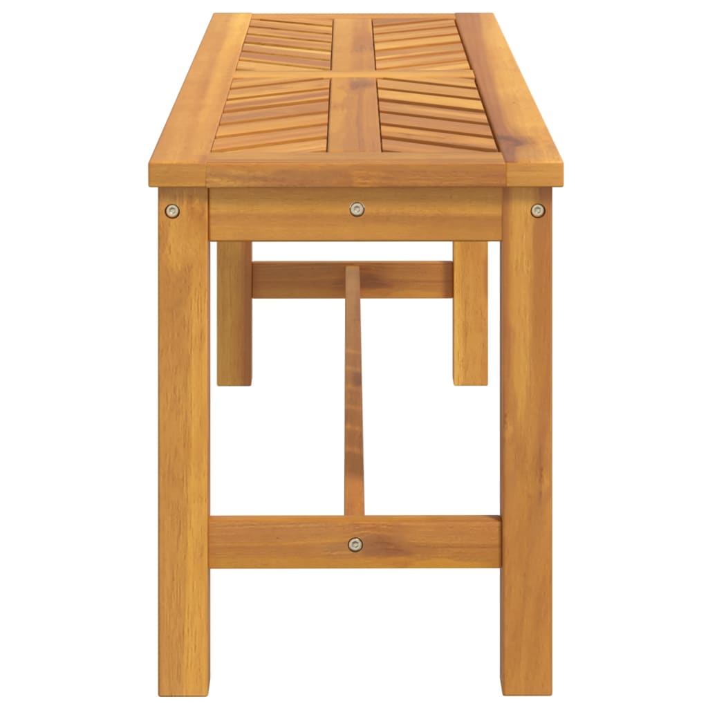 vidaXL Outdoor Bench Patio Furniture Dining Bench for Garden Solid Wood Acacia-17