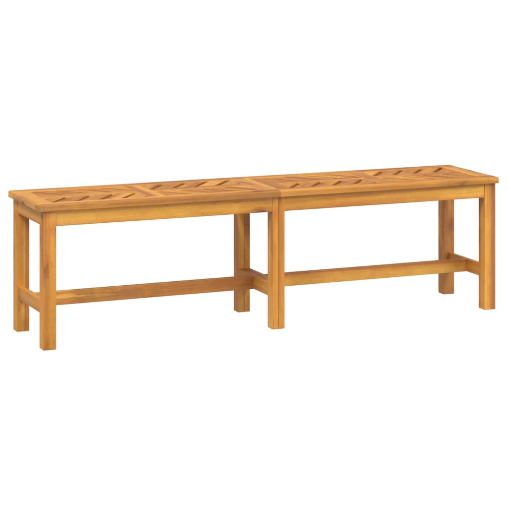 vidaXL Outdoor Bench Patio Furniture Dining Bench for Garden Solid Wood Acacia-18