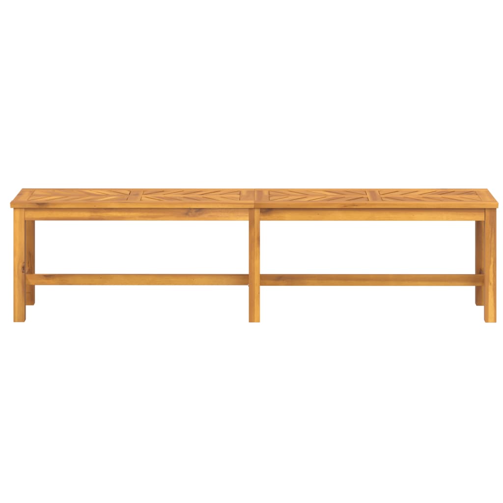 vidaXL Outdoor Bench Patio Furniture Dining Bench for Garden Solid Wood Acacia-10