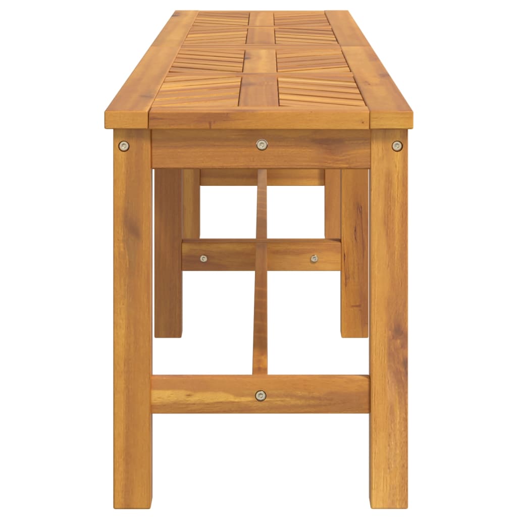 vidaXL Outdoor Bench Patio Furniture Dining Bench for Garden Solid Wood Acacia-13