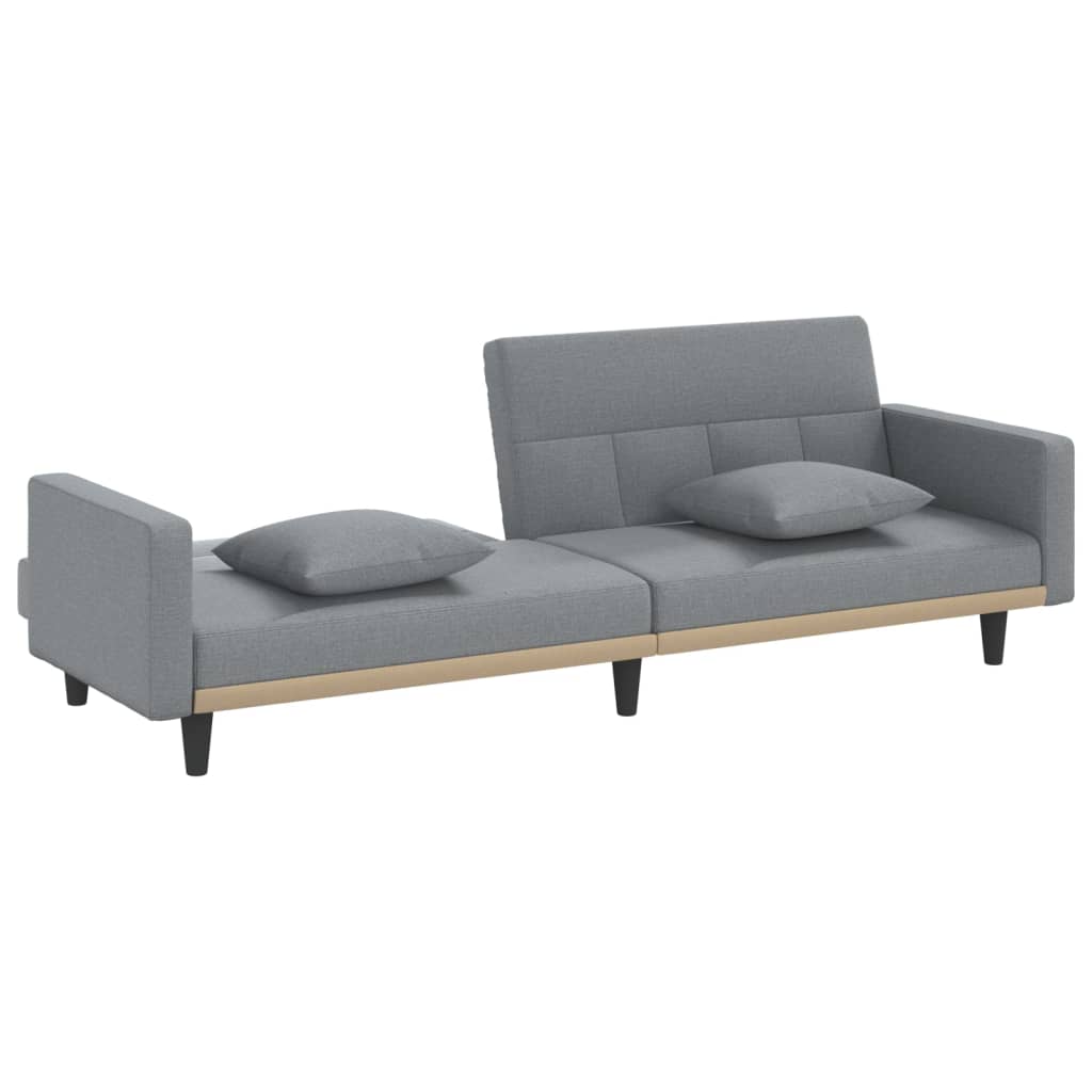 vidaXL Sofa Bed Loveseat Convertible Sofa Bed with Cushions for Studio Fabric-13