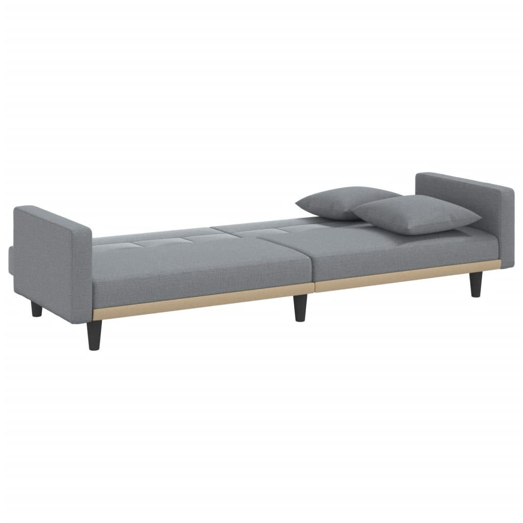 vidaXL Sofa Bed Loveseat Convertible Sofa Bed with Cushions for Studio Fabric-5
