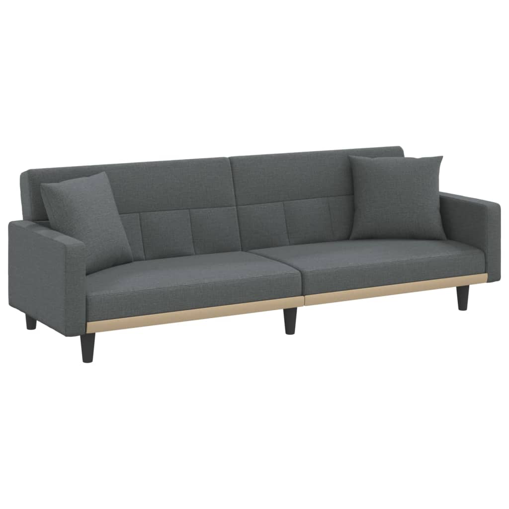 vidaXL Sofa Bed Loveseat Convertible Sofa Bed with Cushions for Studio Fabric-1