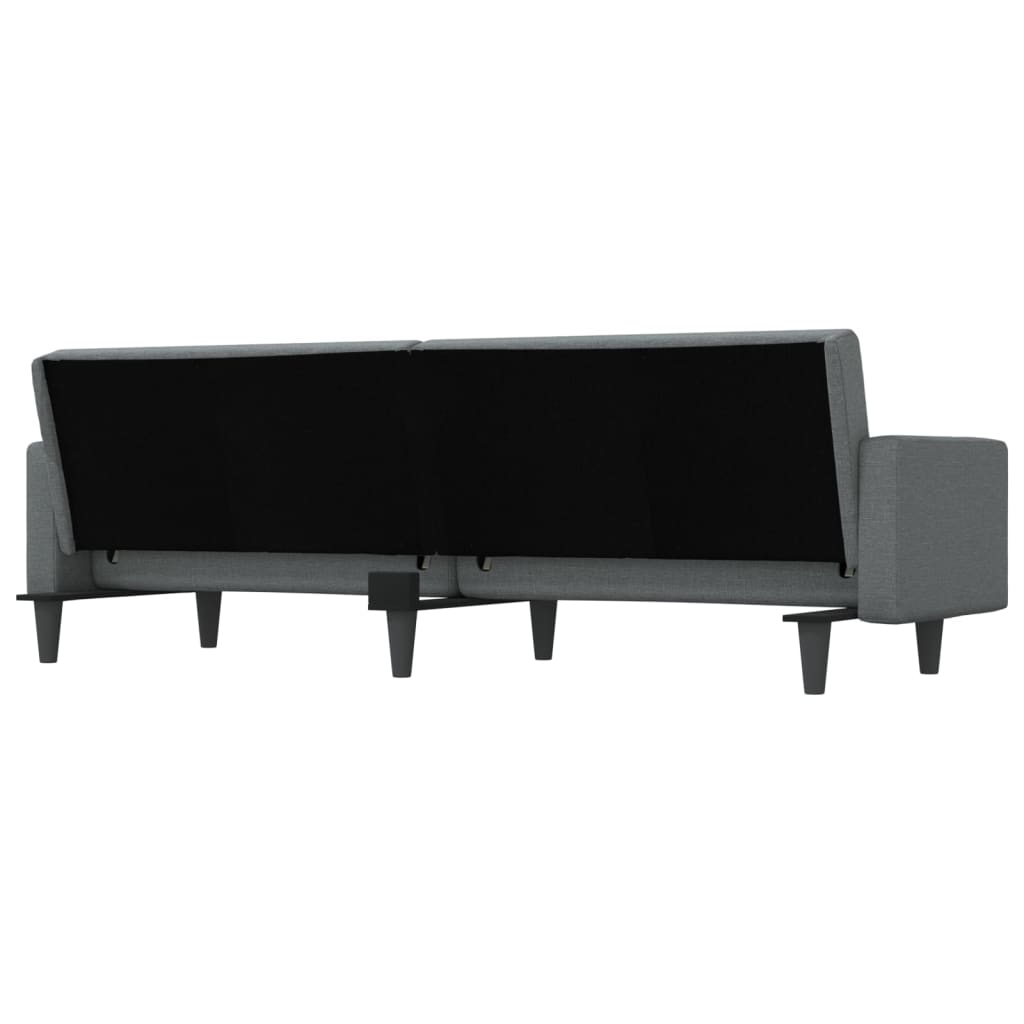 vidaXL Sofa Bed Loveseat Convertible Sofa Bed with Cushions for Studio Fabric-22