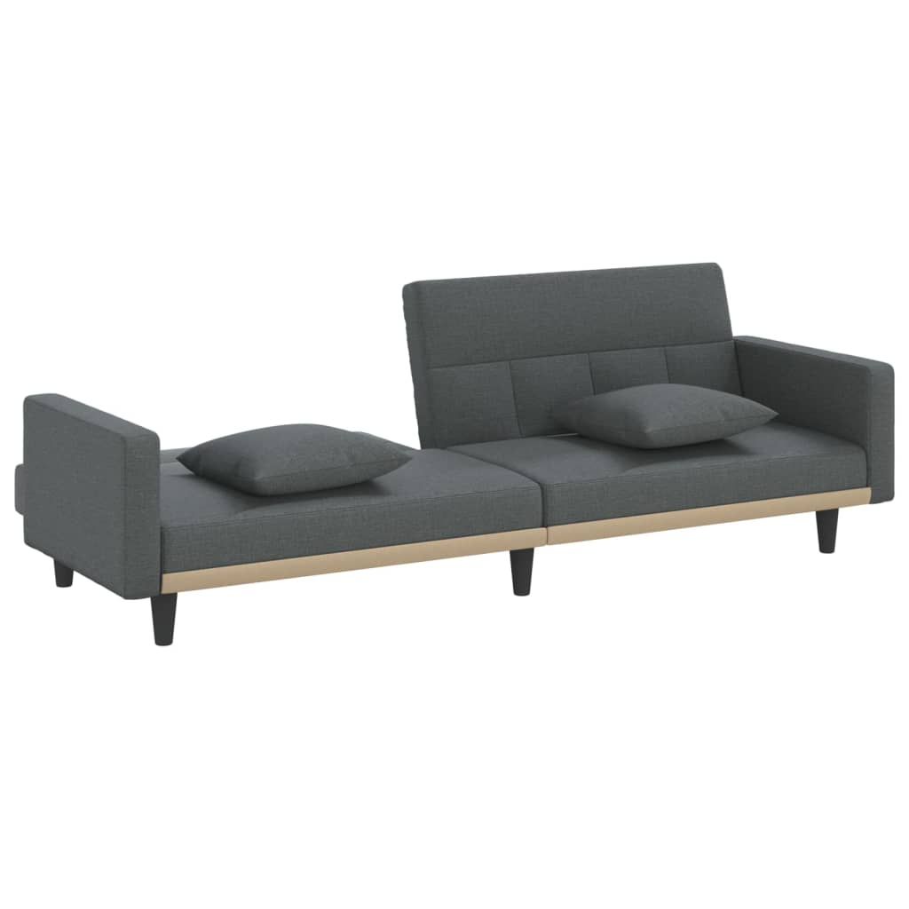 vidaXL Sofa Bed Loveseat Convertible Sofa Bed with Cushions for Studio Fabric-0