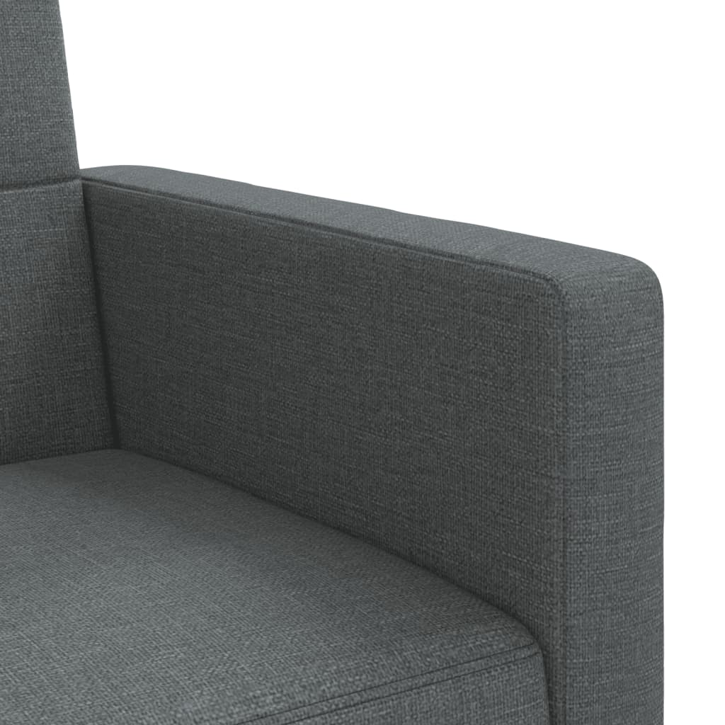 vidaXL Sofa Bed Loveseat Convertible Sofa Bed with Cushions for Studio Fabric-2