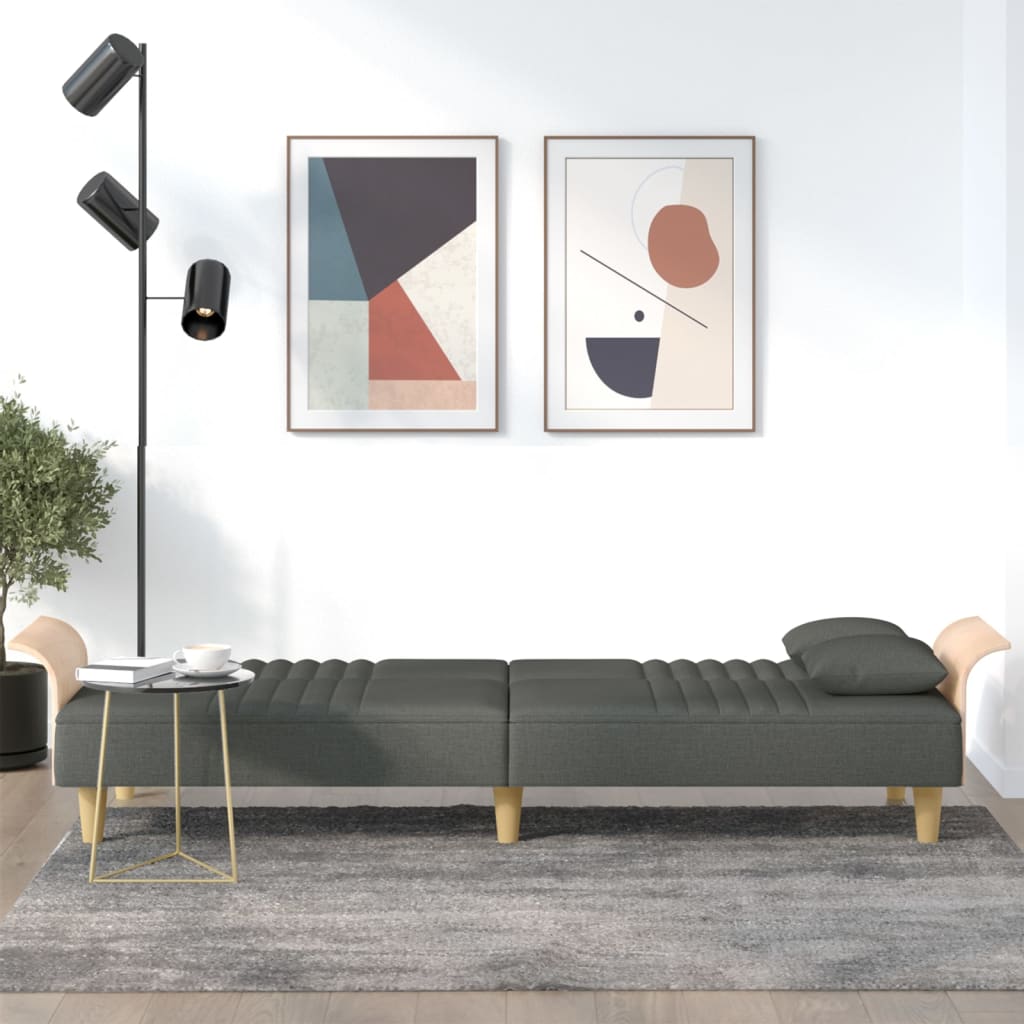 vidaXL Sofa Bed Sleeper Sofa Couch Bed Settee for Living Room Settee Fabric-7