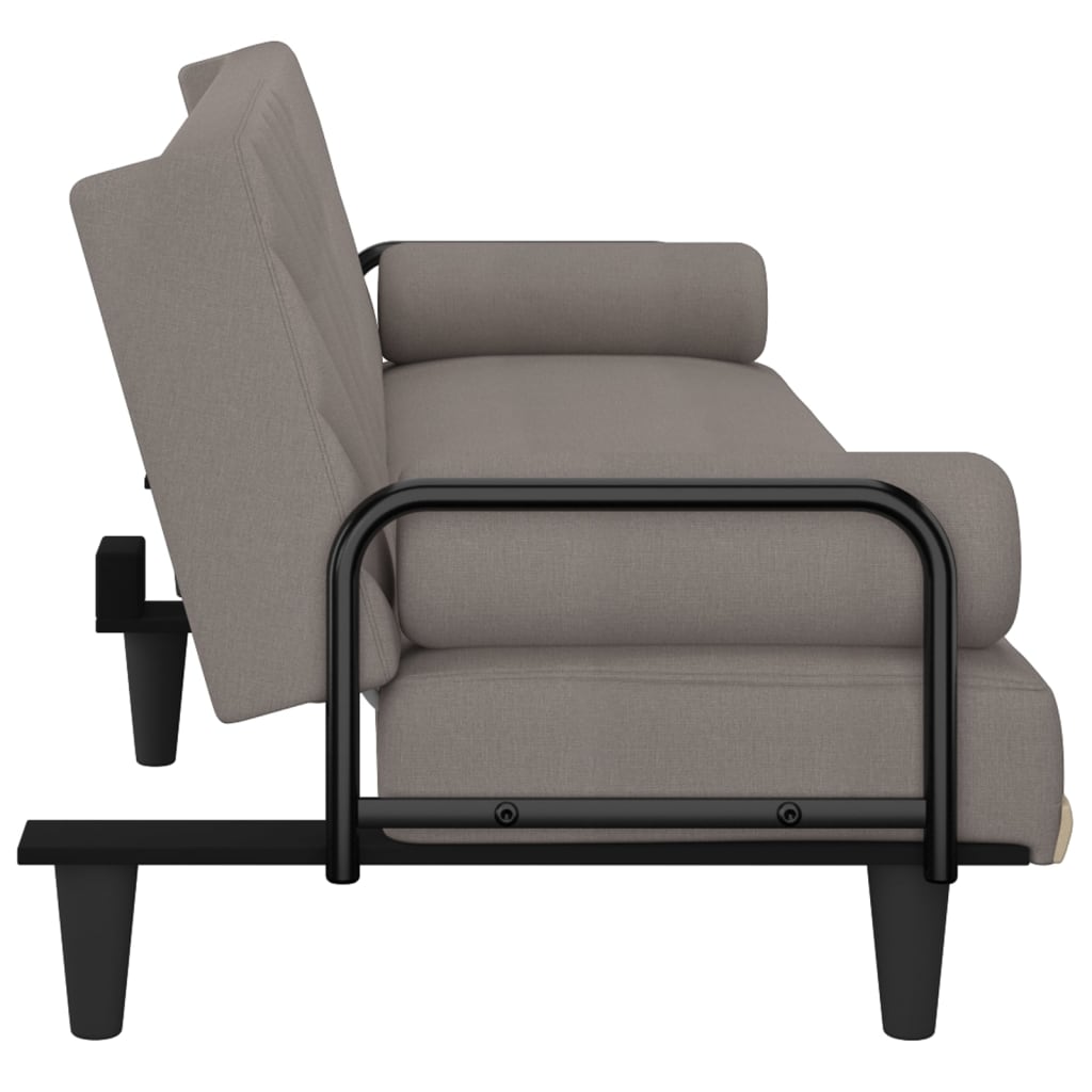 vidaXL Sleeper Sofa with Armrests Sofa Couch Recliner Chair Loveseat Fabric-23