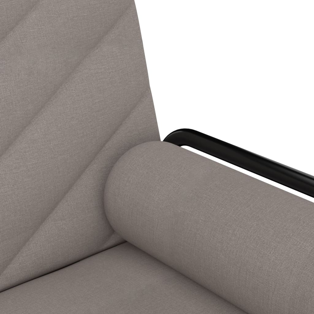 vidaXL Sleeper Sofa with Armrests Sofa Couch Recliner Chair Loveseat Fabric-14