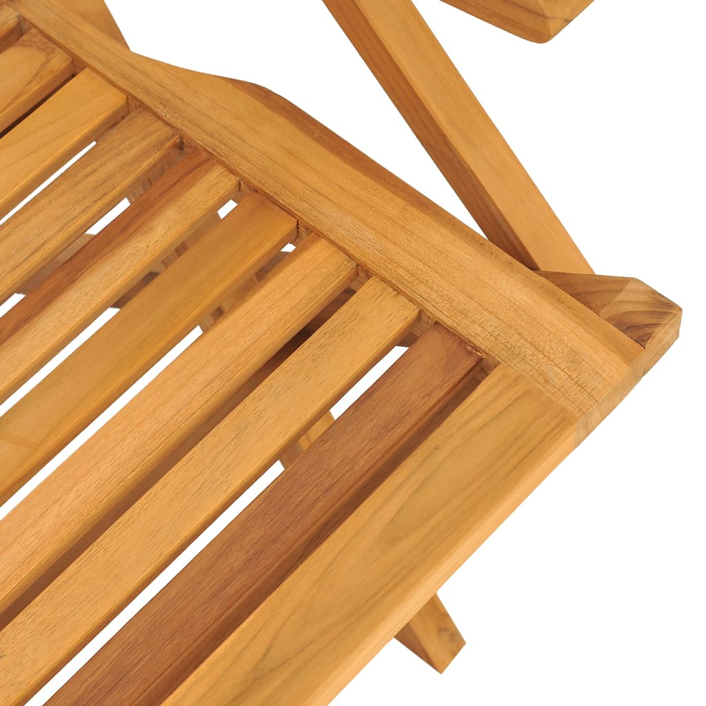 vidaXL Folding Patio Chairs 6 pcs 22"x24.8"x35.4" Solid Wood Teak-2
