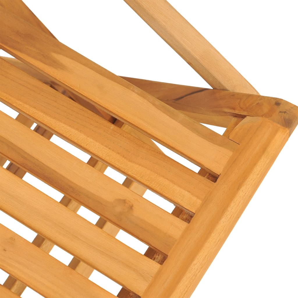 vidaXL Folding Patio Chairs 6 pcs 24"x26.4"x35.4" Solid Wood Teak-2