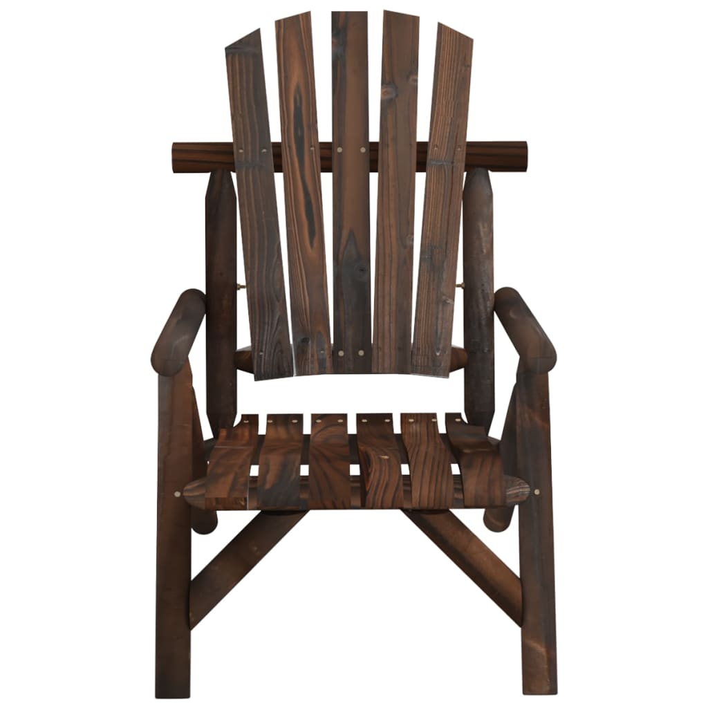 vidaXL Patio Chair 26.8"x33.9"x40.6" Solid Wood Spruce-1