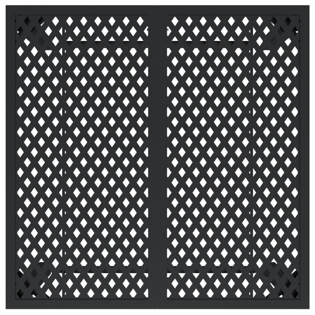 vidaXL Patio Table Patio Furniture Dining Table for Garden Anthracite Steel-12