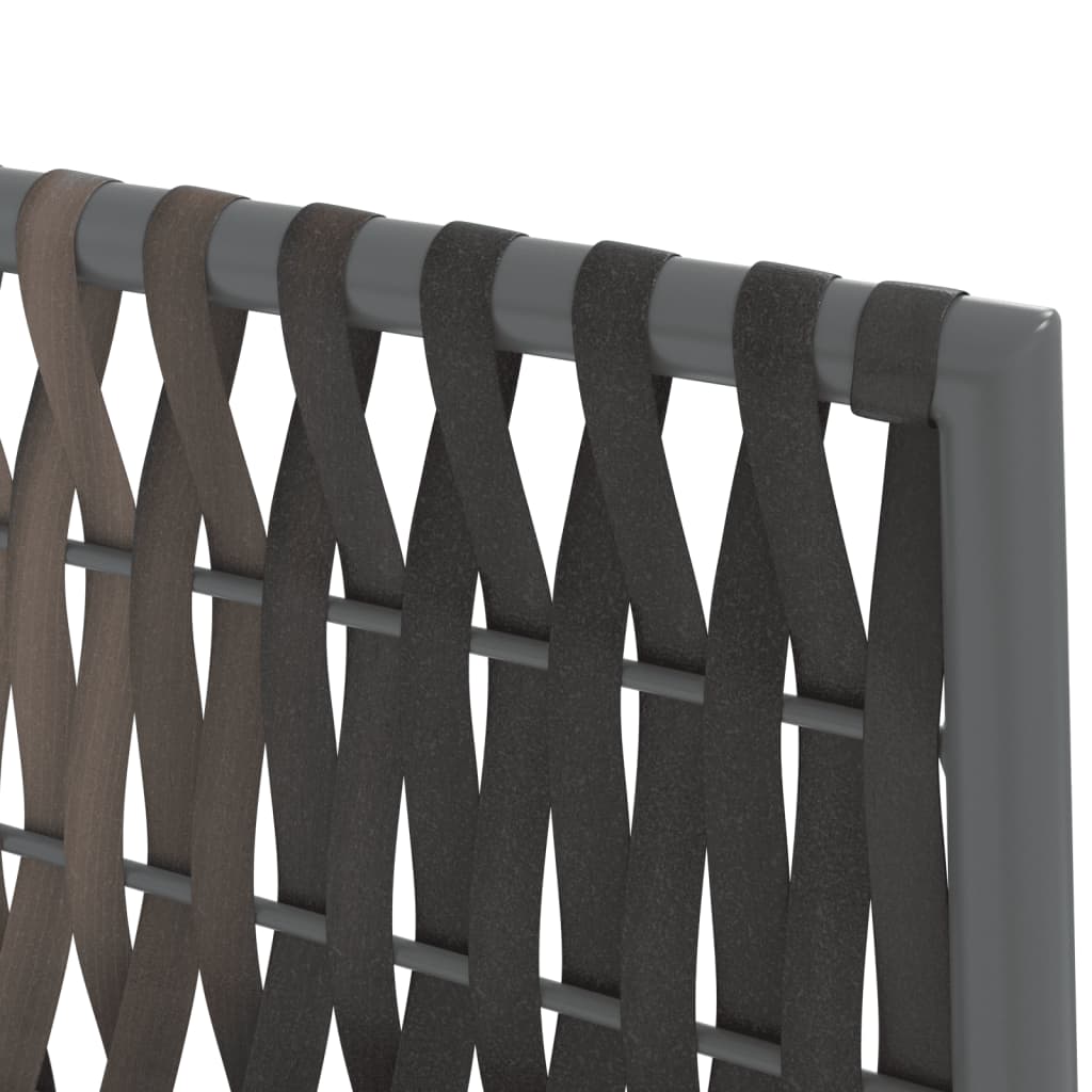 vidaXL Patio Chair Outdoor Lawn Chair with Cushions Patio Set Poly Rattan-39