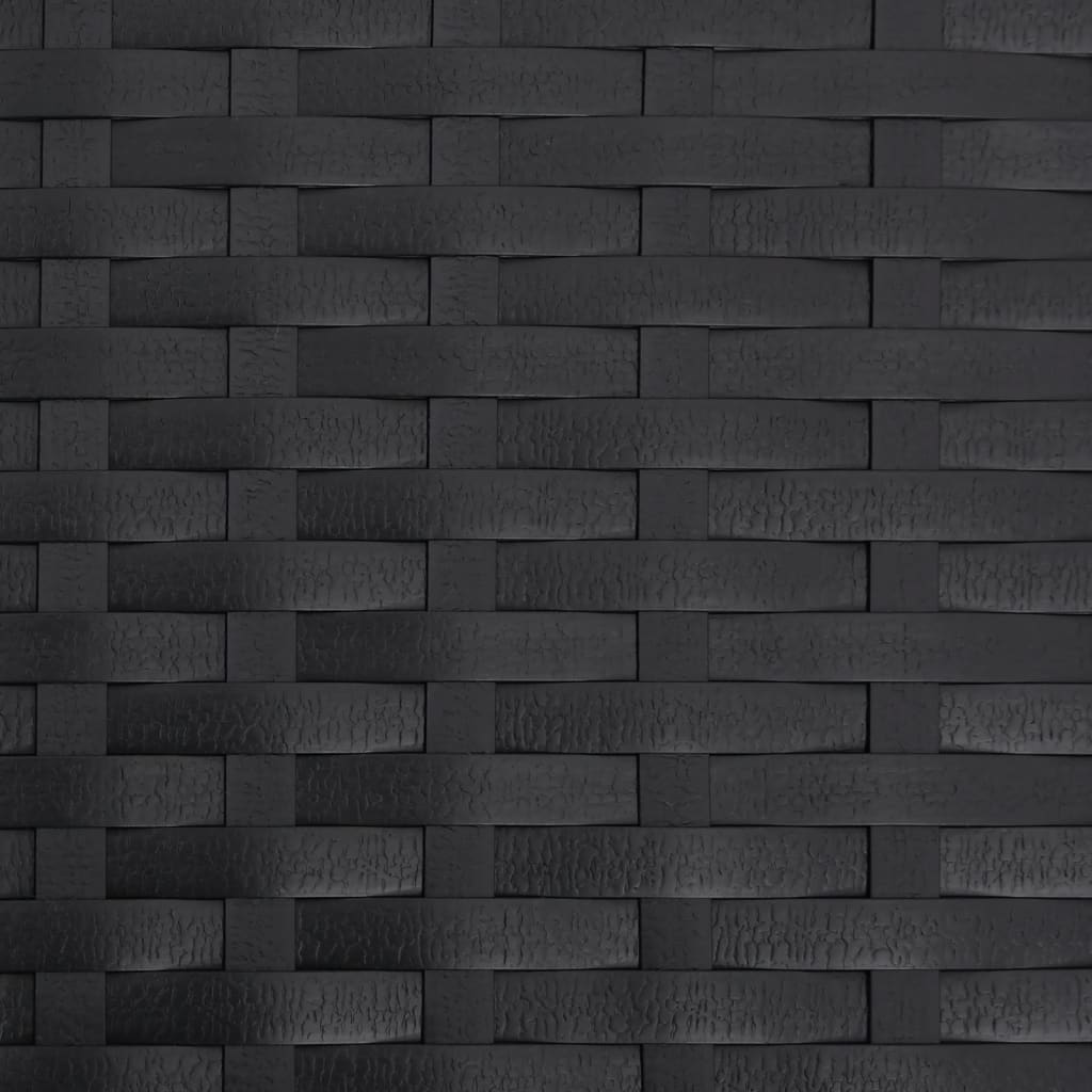 vidaXL Patio Chair Patio Furniture Seating Lawn Chair with Stool Poly Rattan-4