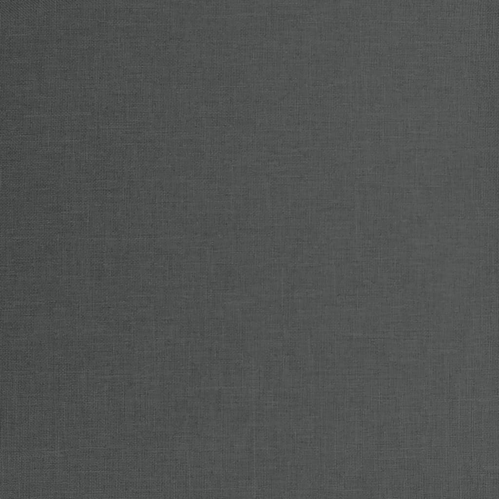 vidaXL 2-Seater Patio Bench with Cushion Gray Poly Rattan-6